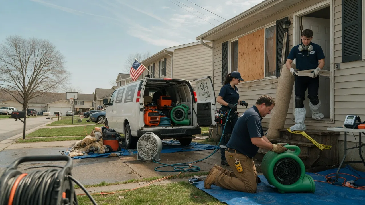 Water Damage Restoration in Thawville, IL near me